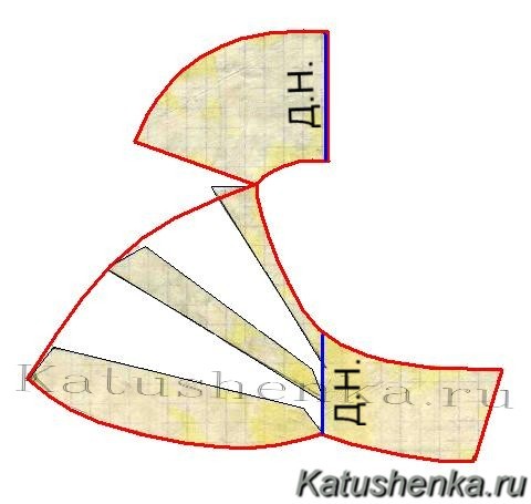 Выкройка банта Выкройка банта
