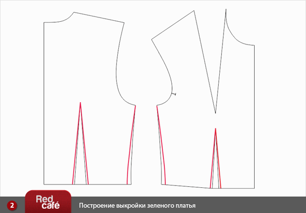 Выкройка длинного платья отрезного по талии Выкройка длинного платья отрезного по талии