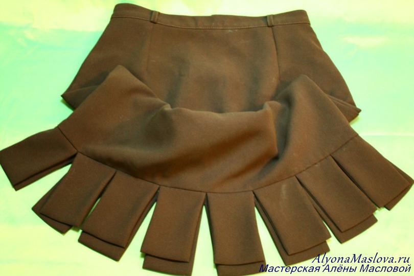 Как переделать из брюк юбку мастер класс
