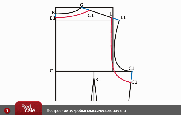 Выкройка джинсового жилета удлиненного Выкройка джинсового жилета удлиненного