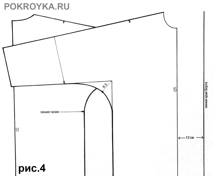 Цельнокройное пальто выкройки Цельнокройное пальто выкройки