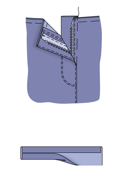 Застежка в кармане брюк. Обработка застежки гульфик с молнией. Обработка гульфика в брюках. Застежка гульфик. Обработка застежки брюк.