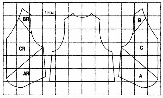 Построить выкройку женской телогрейки в стиле пэчворк Пэчворк из драпа схемы