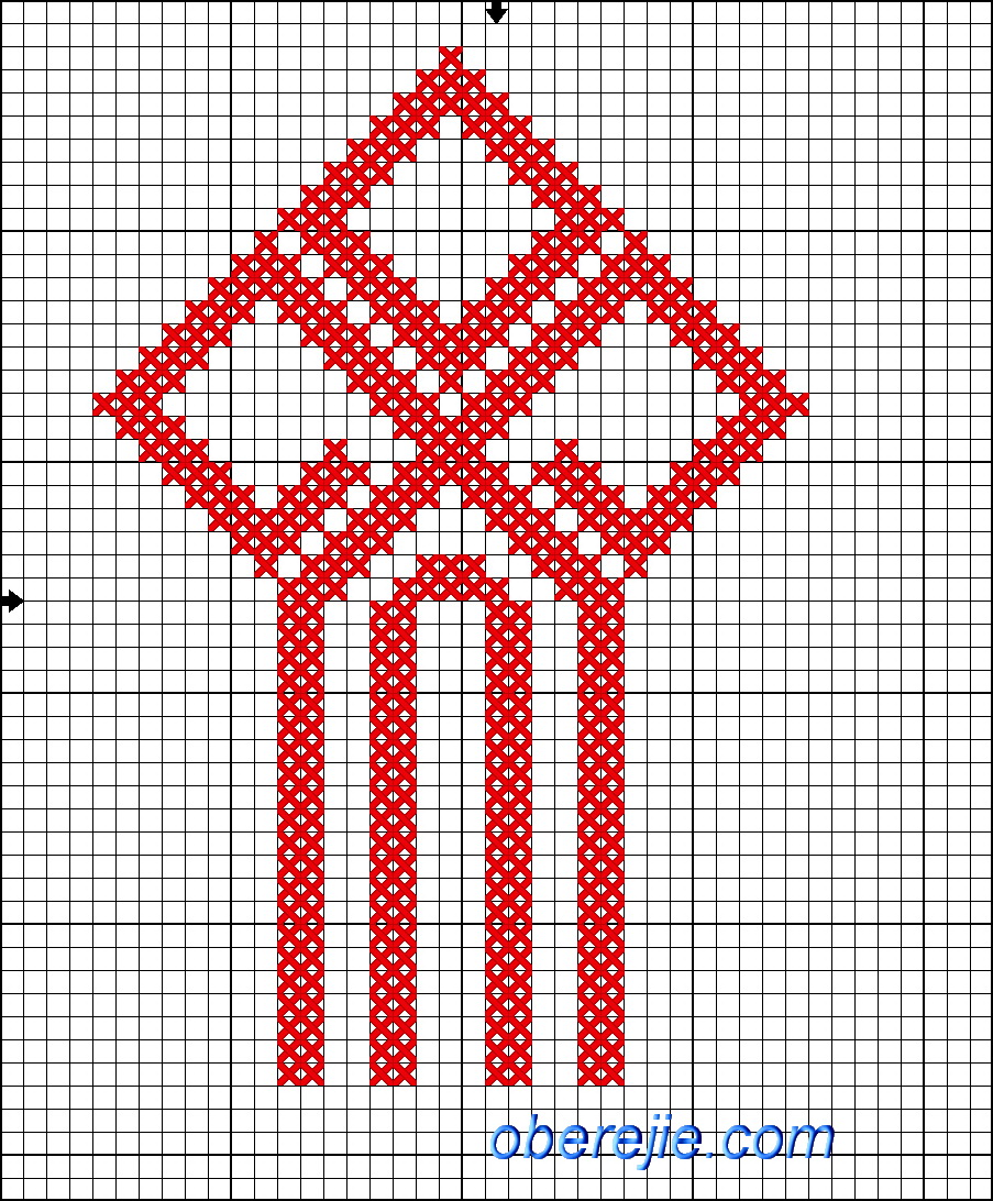 Молот сварога схема вышивки крестом