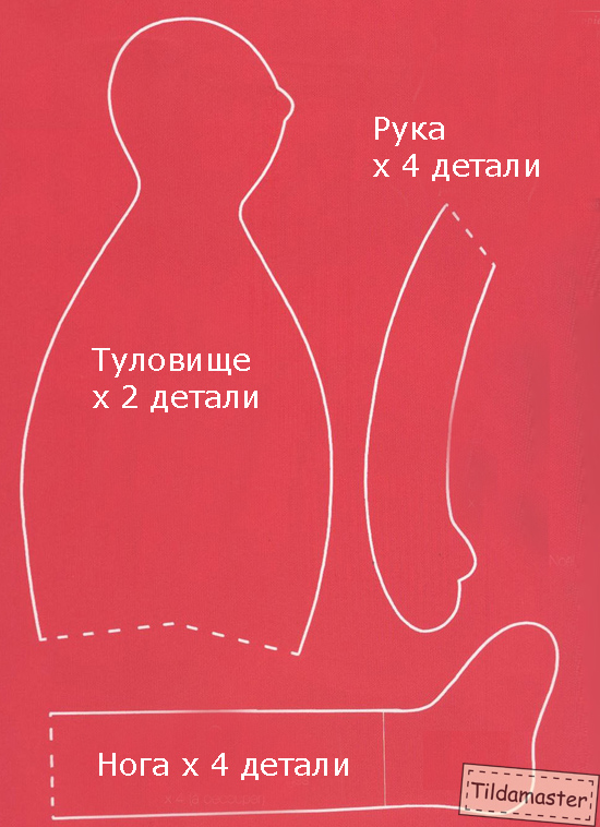 Как сшить куклу тильду