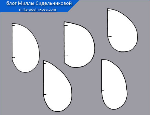 Выкройка кармана в боковом шве