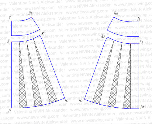 Построение юбки прямой пошаговое фото для начинающих